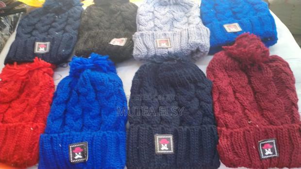 Multicoloured Unisex Heavy Beanie Hats - thumbnail 3