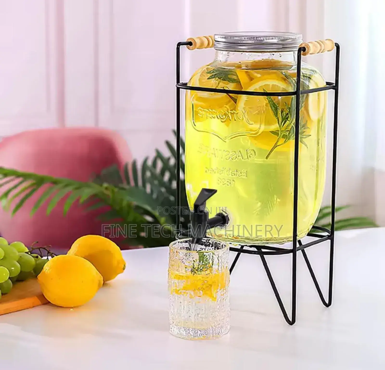Glass Juice Dispenser