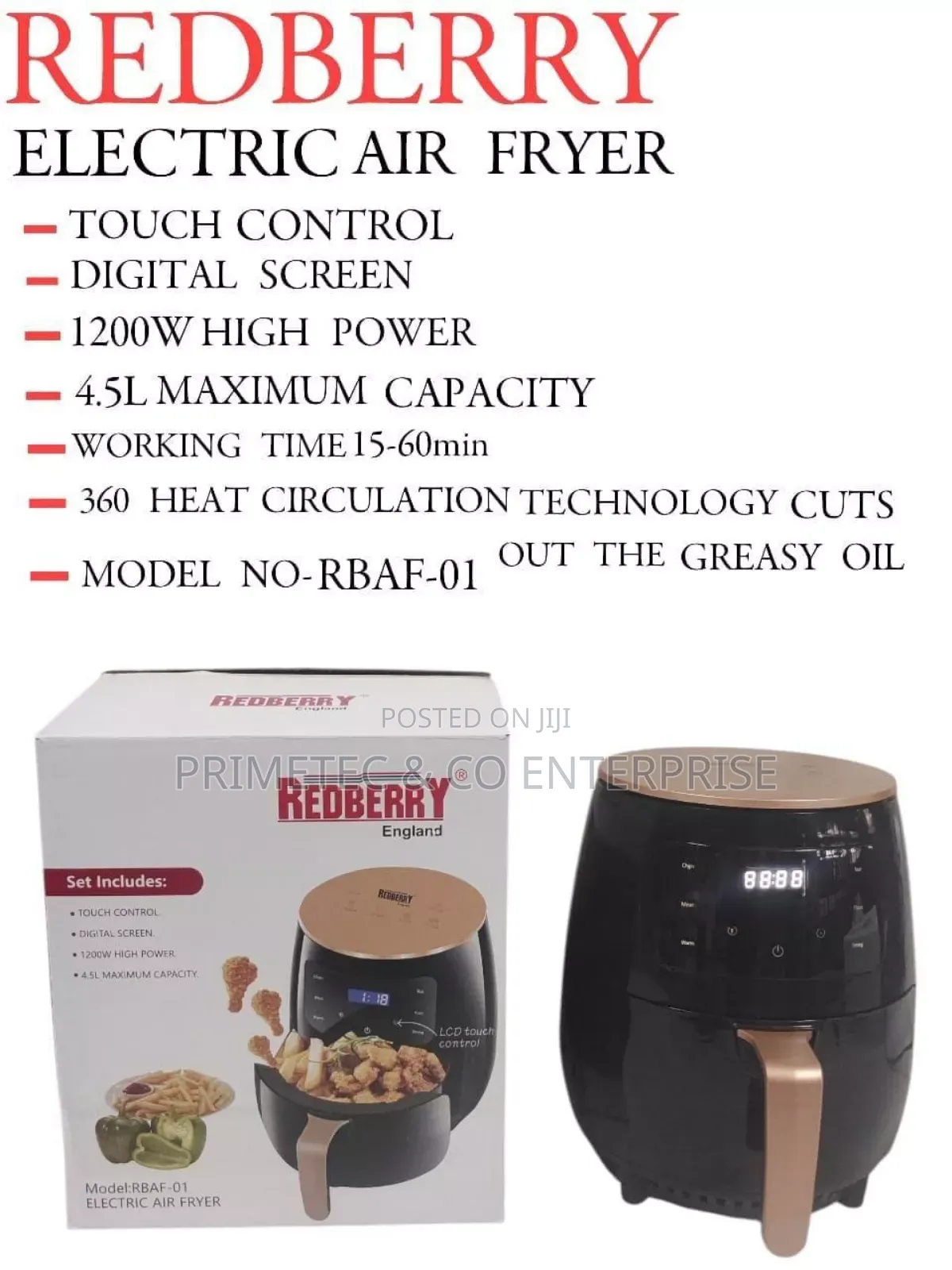 Redberry Air Fryer