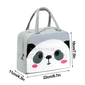 Cute Cartoon Animal Pattern Lunch Bag_haw