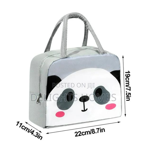 Cute Cartoon Animal Pattern Lunch Bag_haw - thumbnail 2