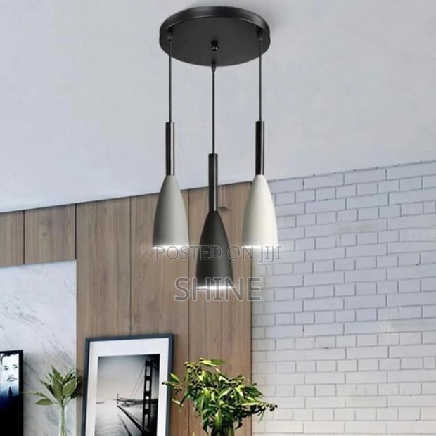 Cone Shaped 3 Hold Pendant Light - thumbnail 3