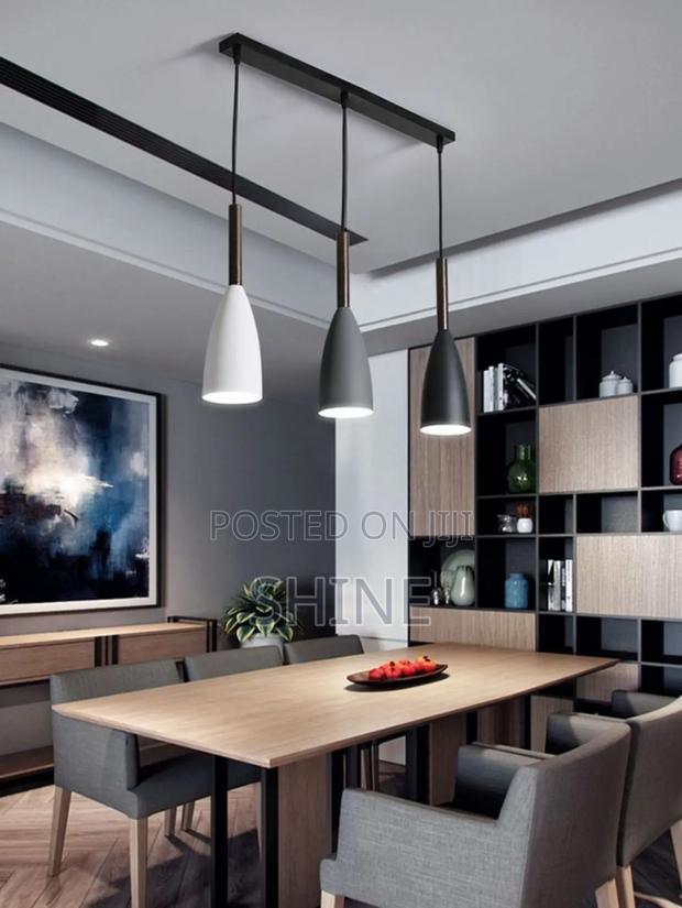 Cone Shaped 3 Hold Pendant Light - thumbnail 4