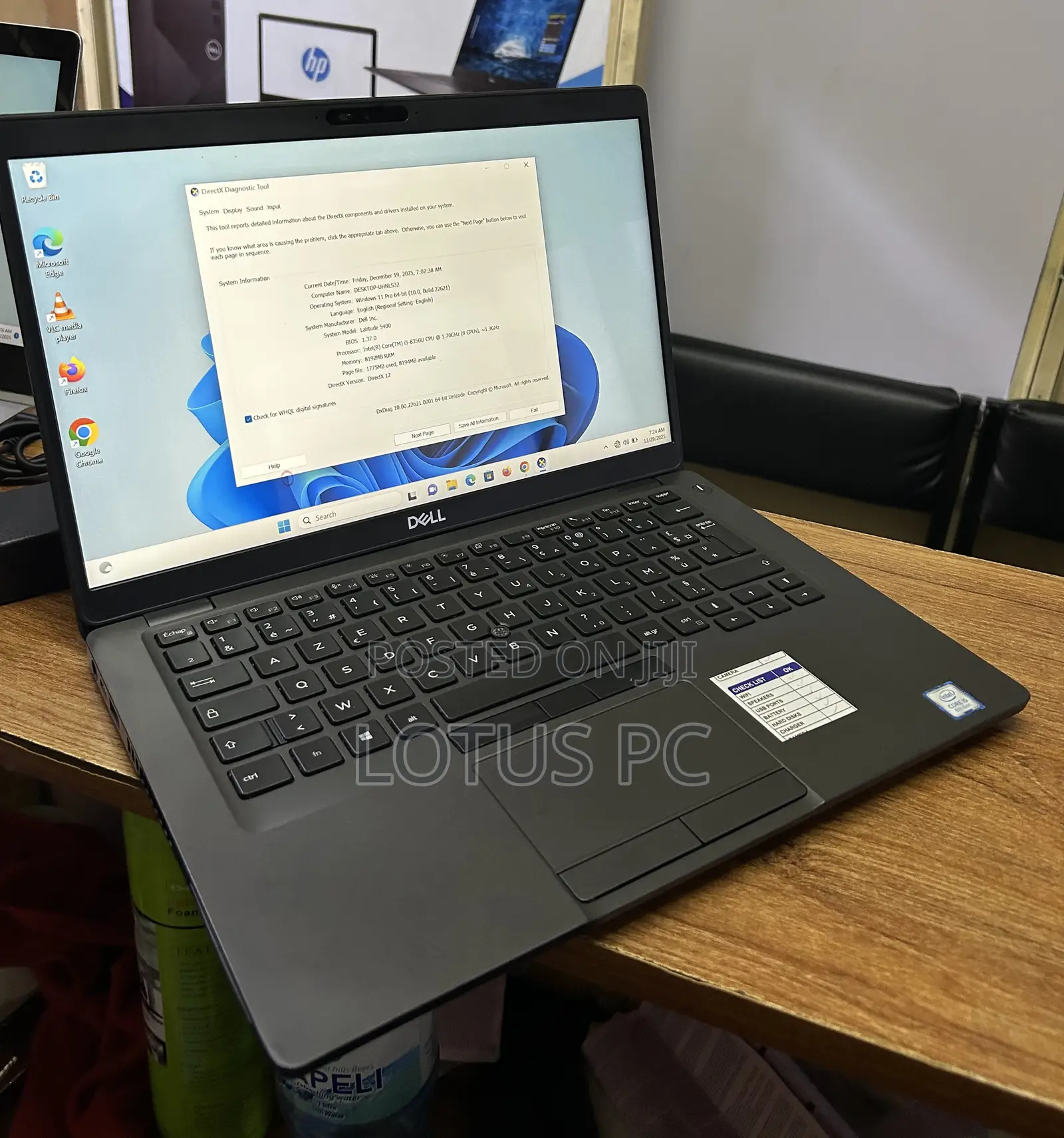Laptop Dell Latitude 5400 8GB Intel Core I5 SSD 256GB
