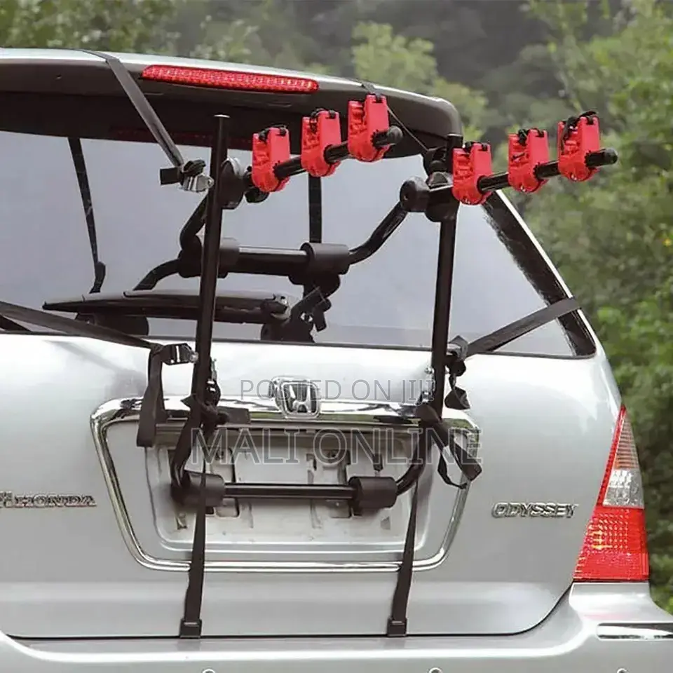 3-Bike Trunk Mount Rack Car Carrier Universal Bicycle Holder