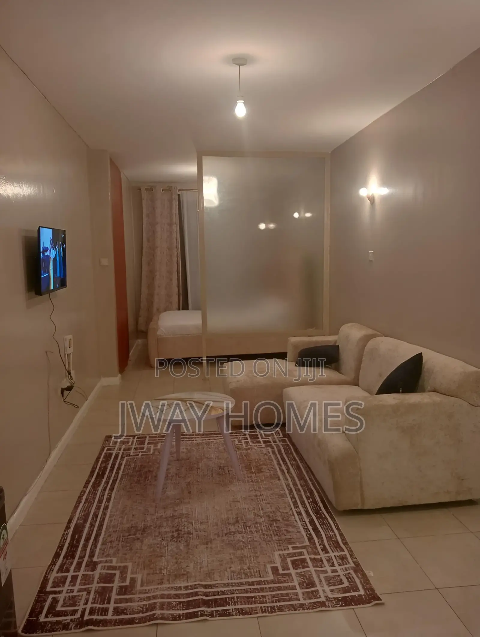 Furnished Convertible One Bedroom in Thindigua/Kasarini for Rent