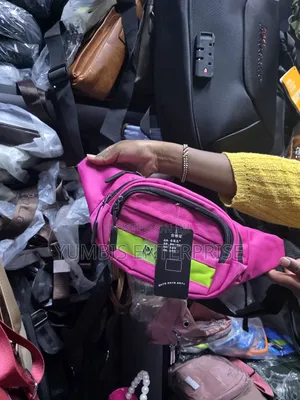 Pink Colorful Waist Bags at 550