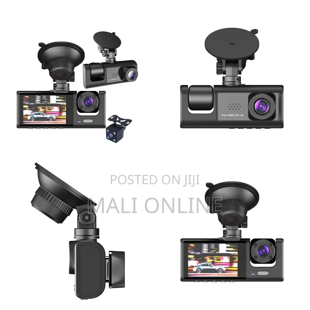 Full Hd Recorder Dash Cam Car Camera With Night Vision Wide-Angle Lens