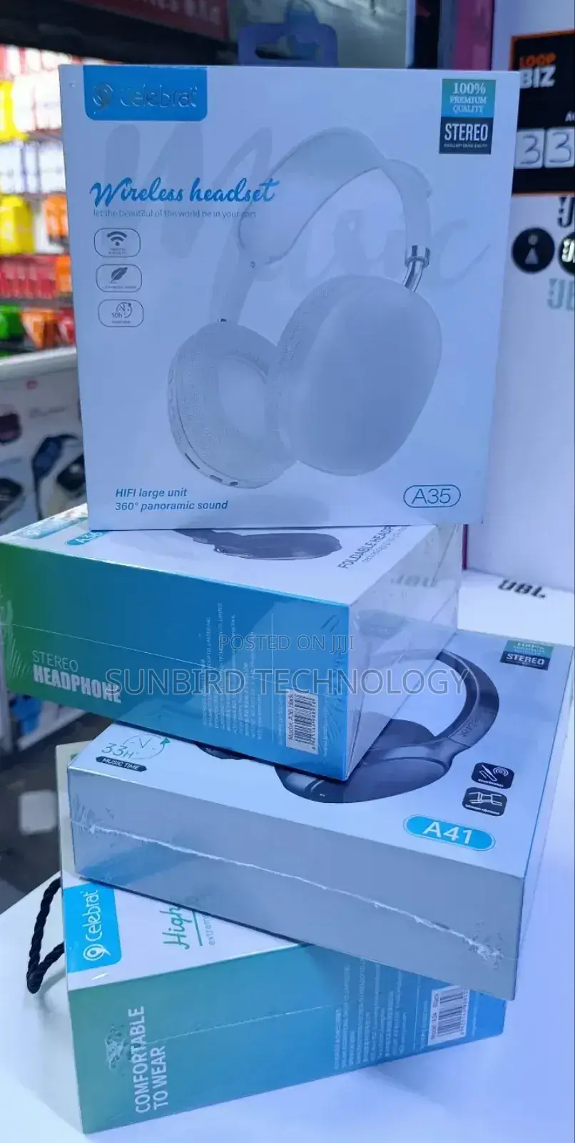 Celebrat A35 Stereo Headphones