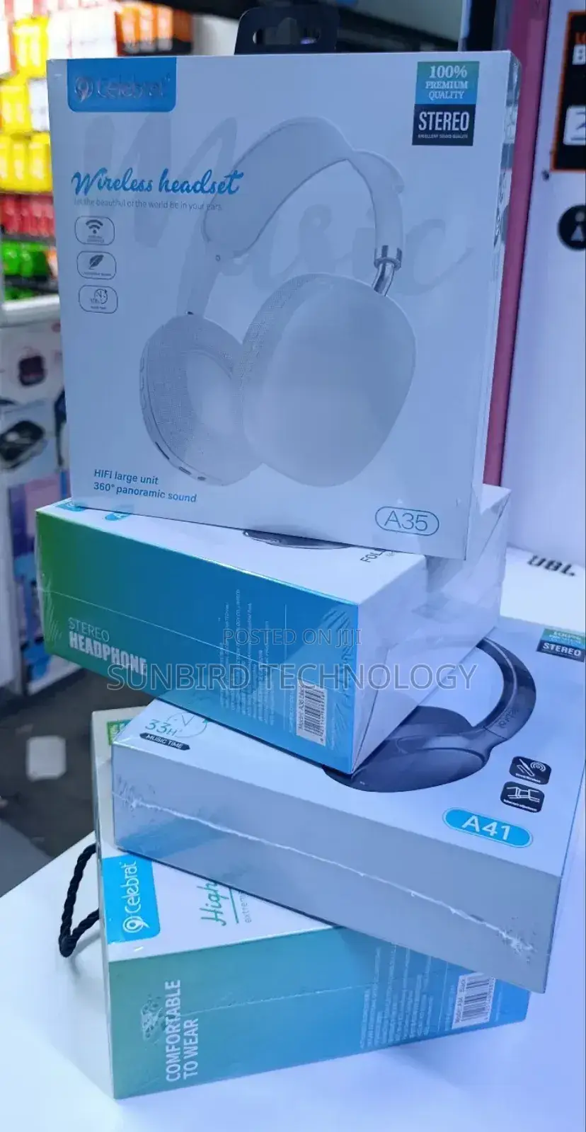 Celebrat A35 Stereo Headphones