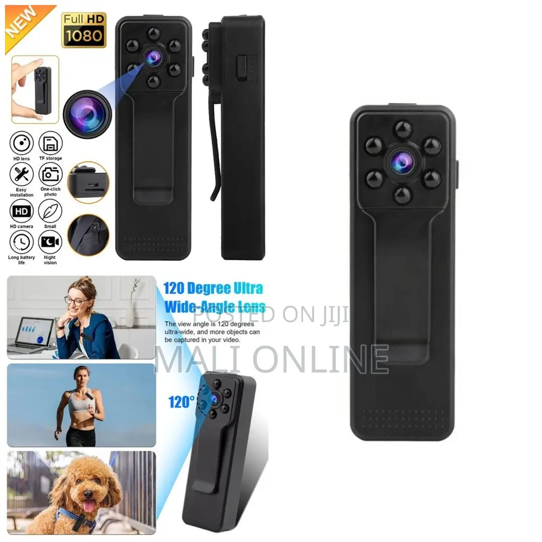 1080p Hd Mini Body Pocket Hidden Camera Night Vision Rechargeable