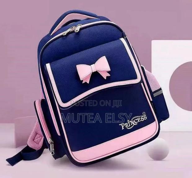 Pink Navyblue Princess School Bags - thumbnail 2