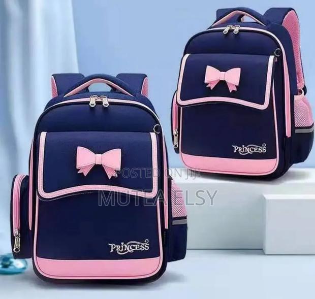Pink Navyblue Princess School Bags - thumbnail 3