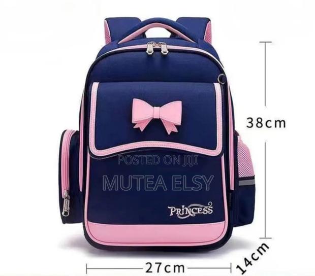 Pink Navyblue Princess School Bags - thumbnail 4