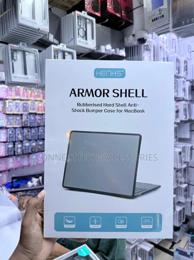 Henks Armor Shell Rubberized Hard Shell  Bumper Case For Macbook. - main view