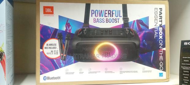 JBL Party Box on the Go Essential Portable Party Speaker With 2 Mics