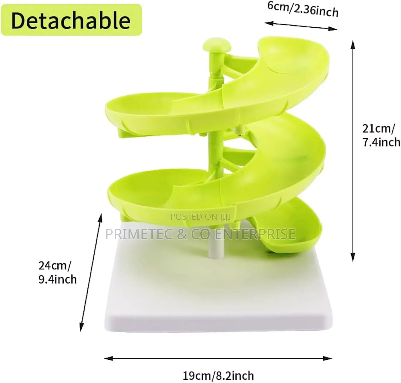 Sliding Spiral Egg Holder