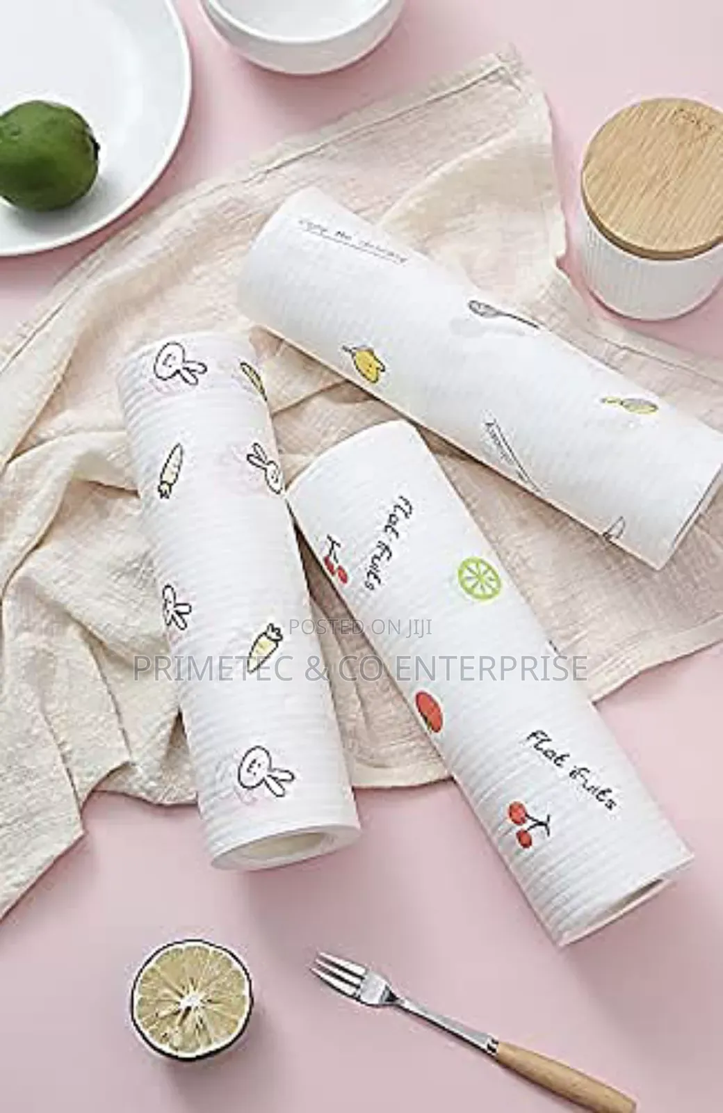 Reusable Long Roll Absorbent Kitchen Towel Wiping Paper Roll