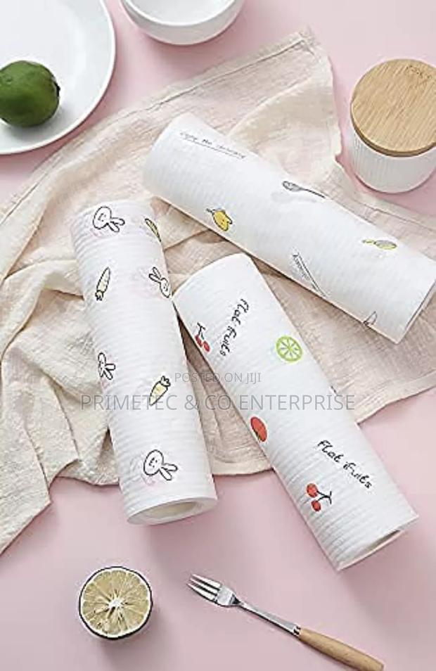 Reusable Long Roll Absorbent Kitchen Towel Wiping Paper Roll - main view