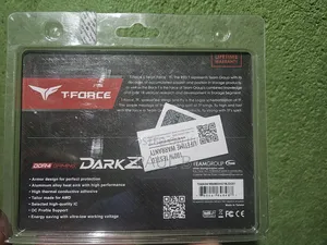 ​16gb Teamgroup T-force Dark Zα Ddr4 Ram (2x8gb) 3600 Mt/S