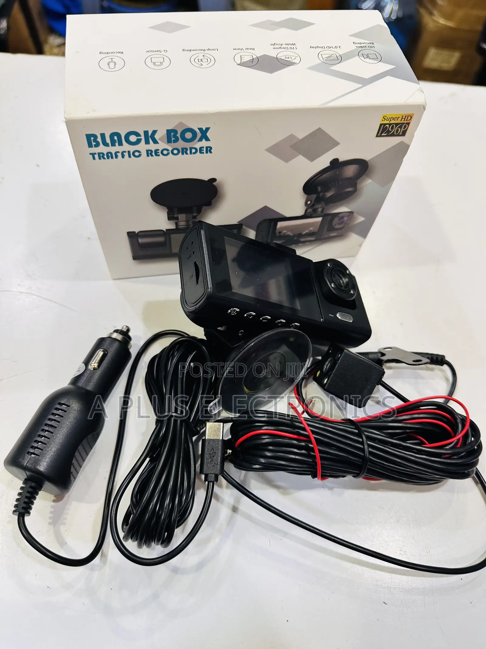 C309 Blackbox Dash Camera Advanced 3-Camera Dash Cam With Wifi