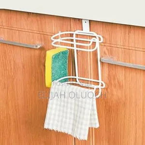 Metallic Double Tissue Holder Placed Over Door or Over Toilet Cistern