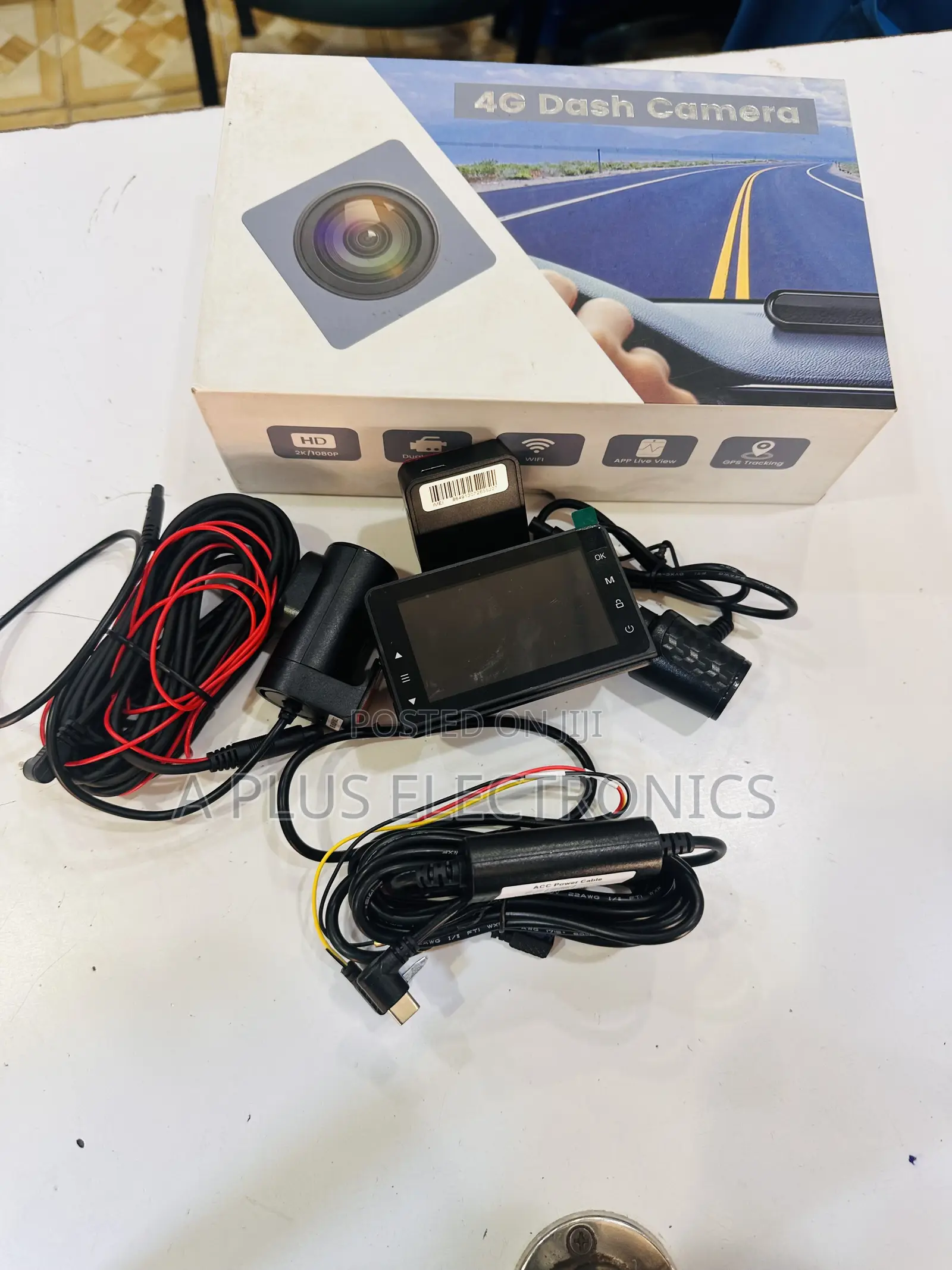 P83 4g Dash Camera – Dual Lens Car Surveillance Simcard Support