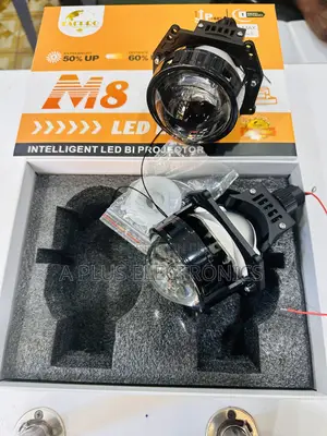 A8 Max Headlight Projector – Ultra Bright, No Blinding