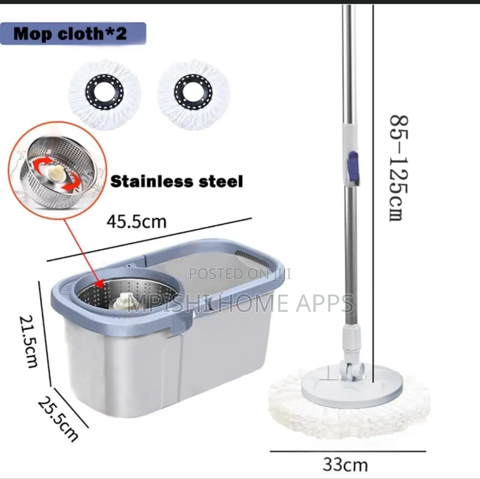Fashion Rotary Mop Bucket 17l