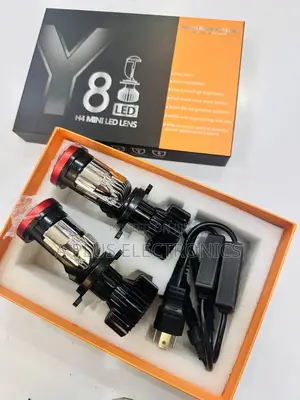 Y8 H4 Mini Projector Headlights - Ultra Bright Headlight Bulbs