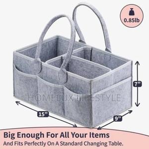 Modern Design Baby Diaper Caddy Organizer Felt Storage Bag F4w