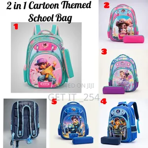 *2 In 1 Cartoon Themed School Bag*

▪Suitable For Grade