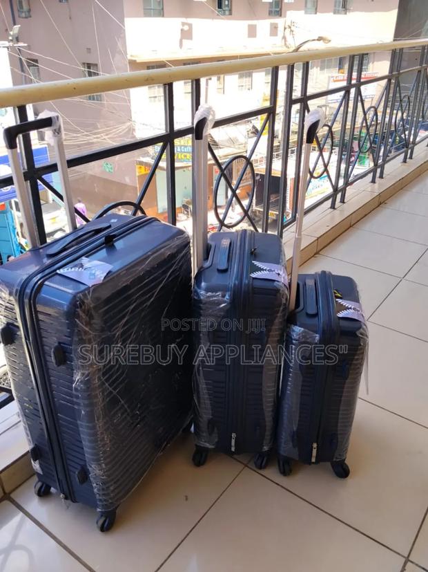 Stylish Rubber Suitcase 3 in 1 - main view