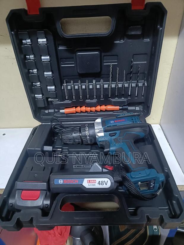 Bosch Cordless Drill/ Electric Bosch Drill With Accessories - thumbnail 2