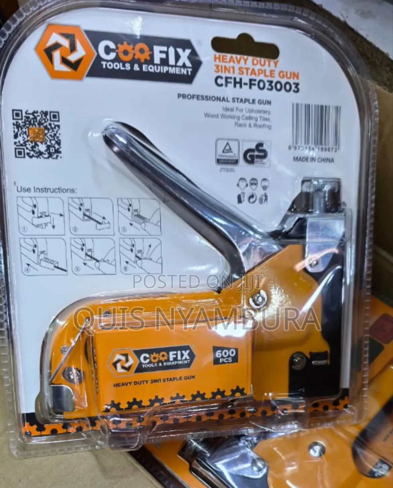Heavy Duty Staple Gun Machine/ Portable Heavy Duty 3in1 Staple Gun