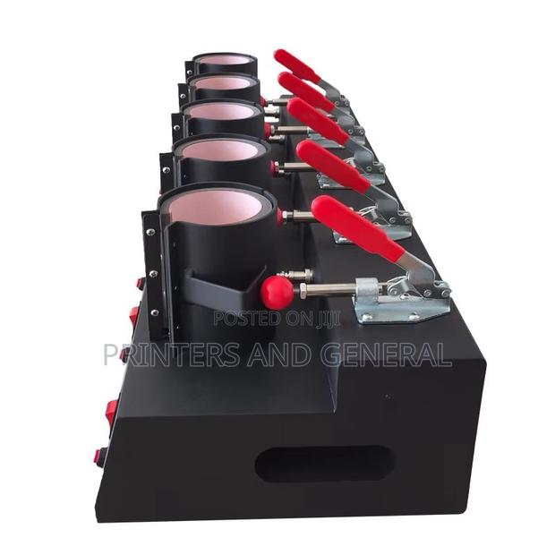 High Efficiency 11oz Five Stations Mug Heat Press Machine - main view
