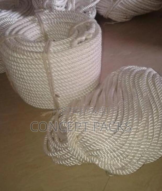 Poly Twisted Ply Rope - 5mm By 200m Roll, Durable, Multi-purpose Nylon