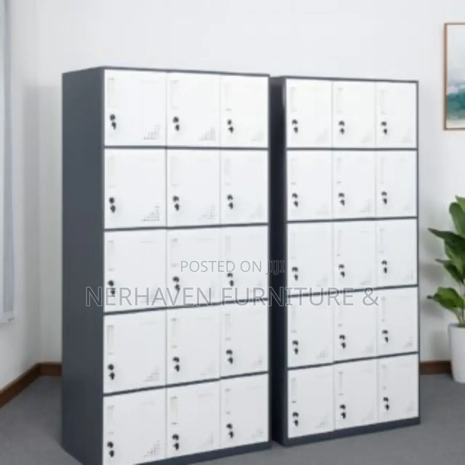 15 Locker Steel Cabinet for Staff Student Storage