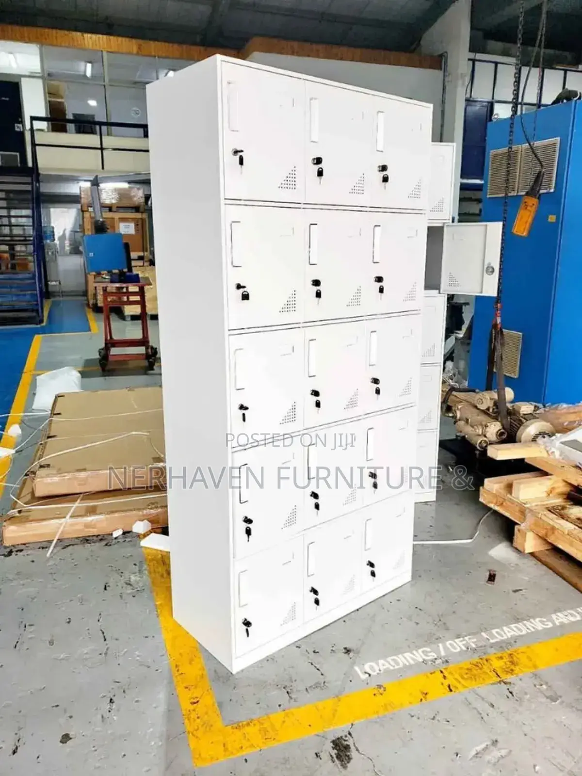 Heavy Duty 15 Door Locker Cabinet – Secure Durable