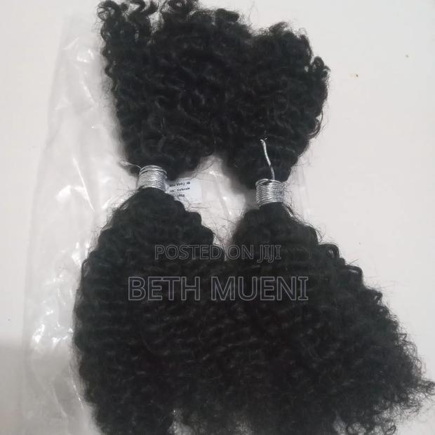 Human Hair Extensions Afro Kinky Curly 4b - thumbnail 4