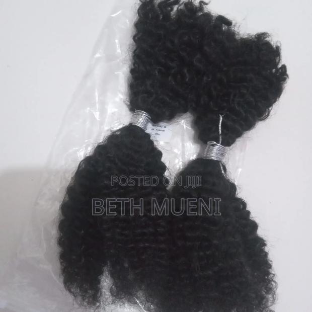 Human Hair Extensions Afro Kinky Curly 4b - thumbnail 6