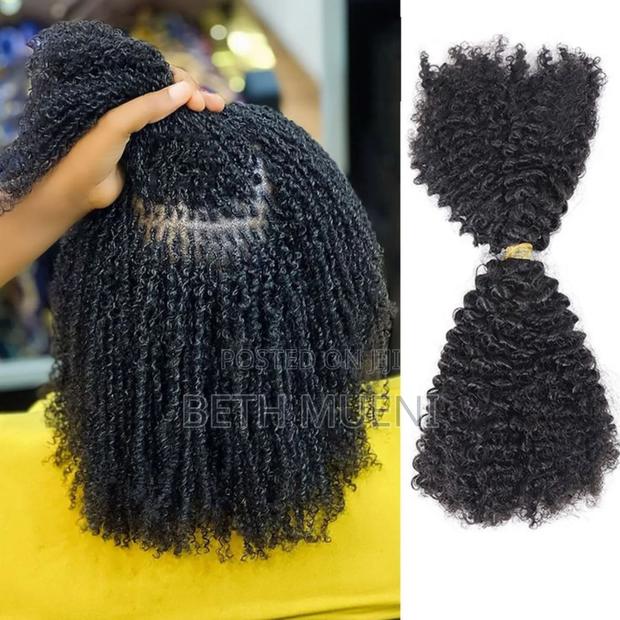 Human Hair Extensions Afro Kinky Curly 4b - main view