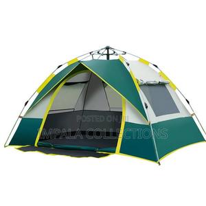 3-4 Person Camping Tent – Automatic Set-Up, 3 Windows 1 Door - main view