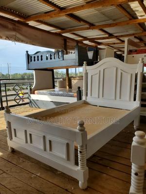 Wooden White Modern Beds - main view