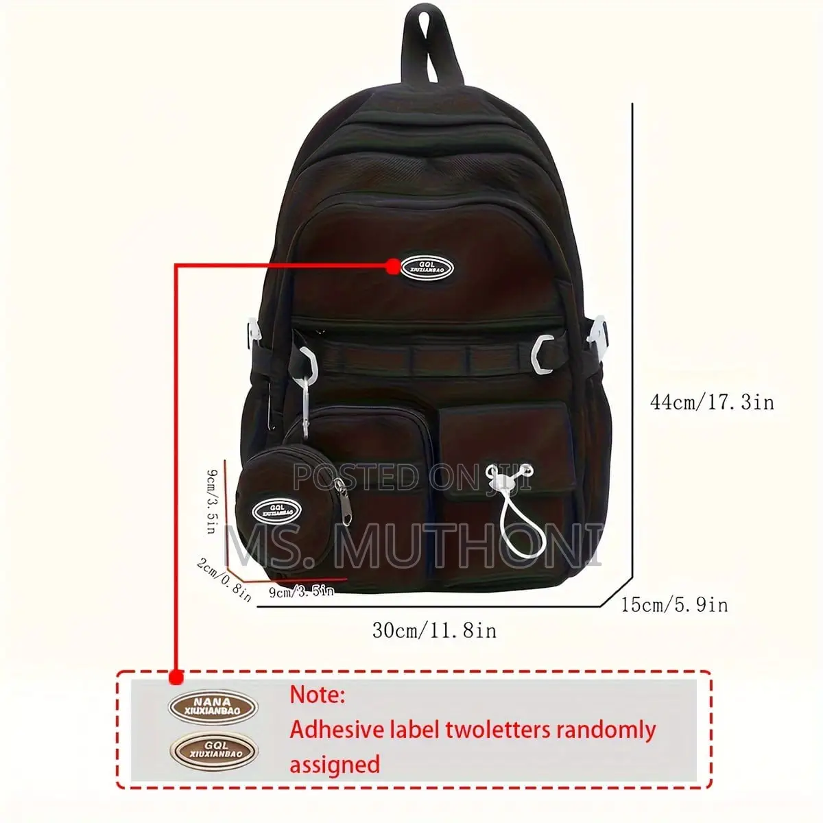 Heavy-Duty Laptop Backpacks, With a Large Capacity Design Pockets.