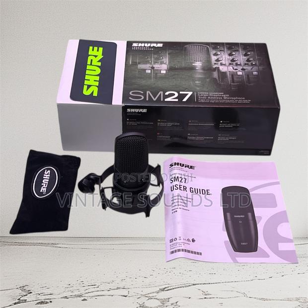 Shure Sm27 Large-Diaphragm Cardioid Condenser Microphone