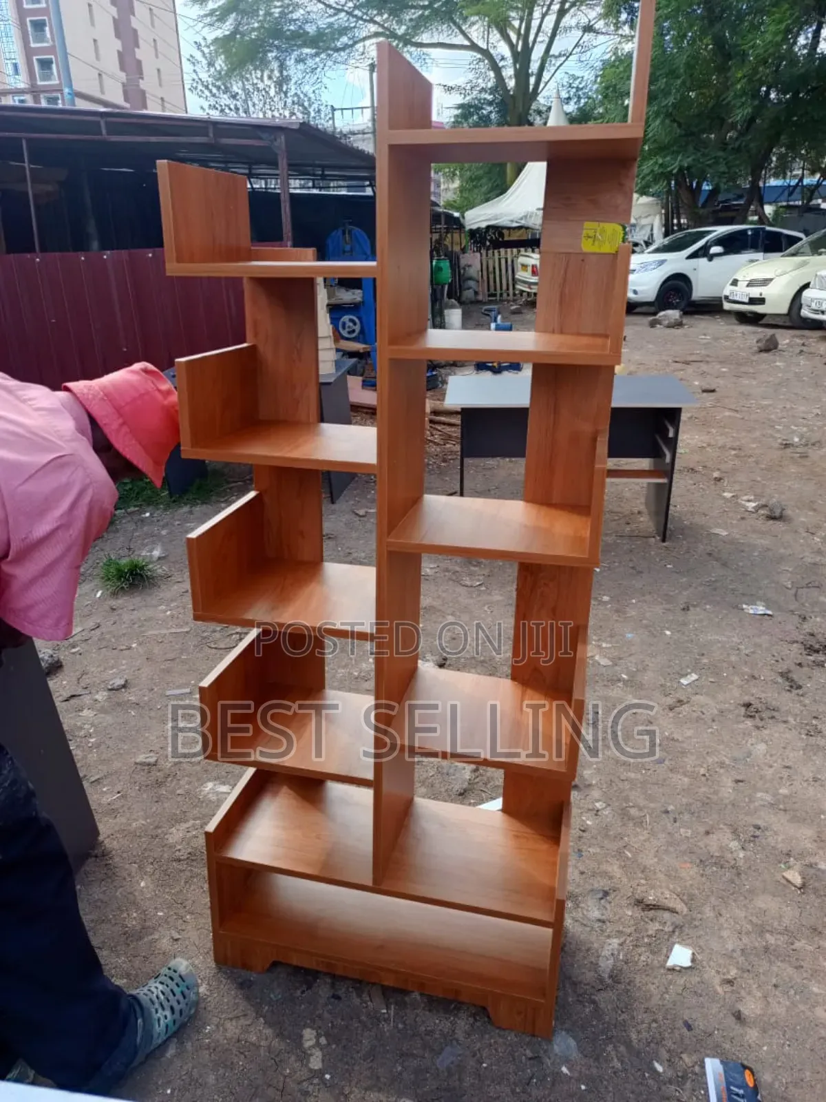 Brown Shoe Rack