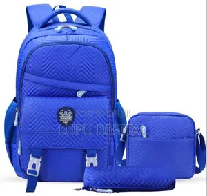 *3 in 1 Chevron Patterned School/ Casual Bag