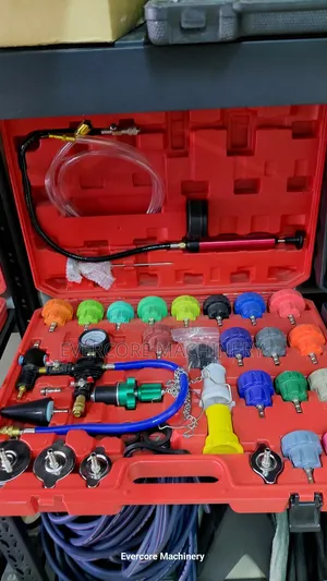 Quality Radiator Pressure Tester Kit With All Car Accessories.