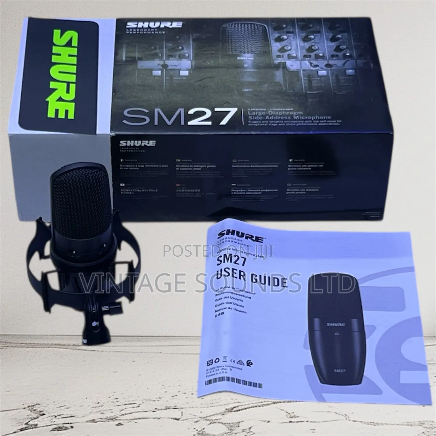 Shure Sm27 Condenser Multi Purpose Microphone